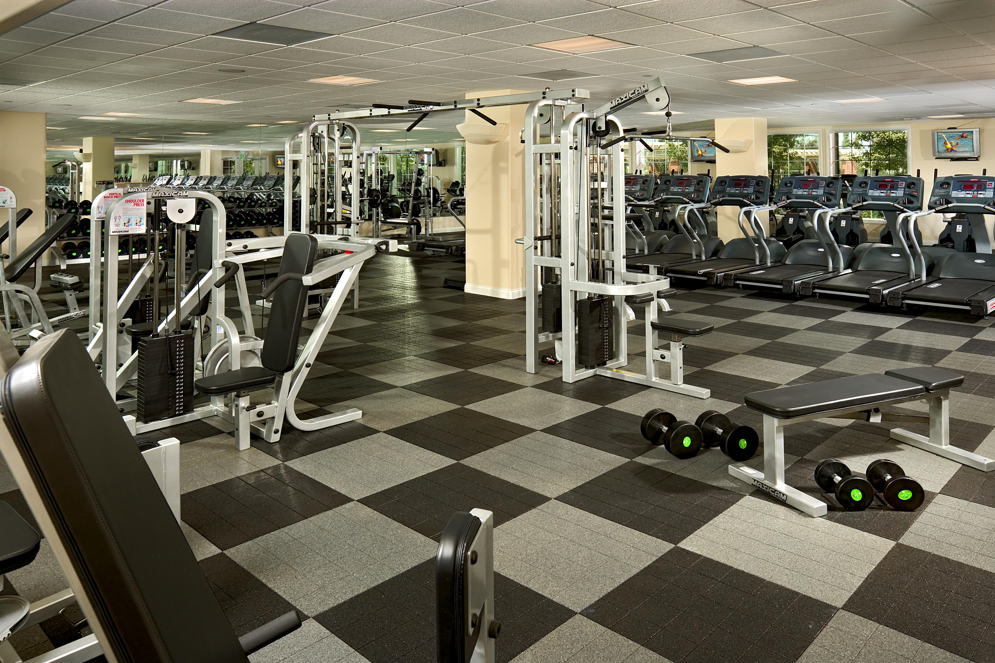 A gym with treads.