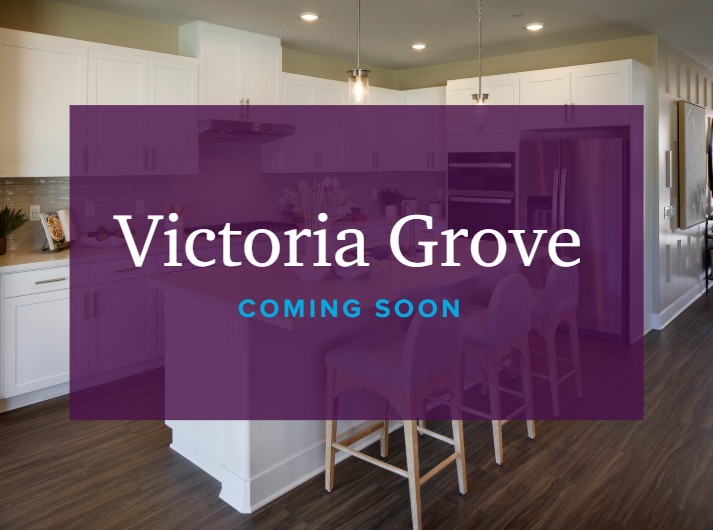A room with a purple wall and pink cabinets.