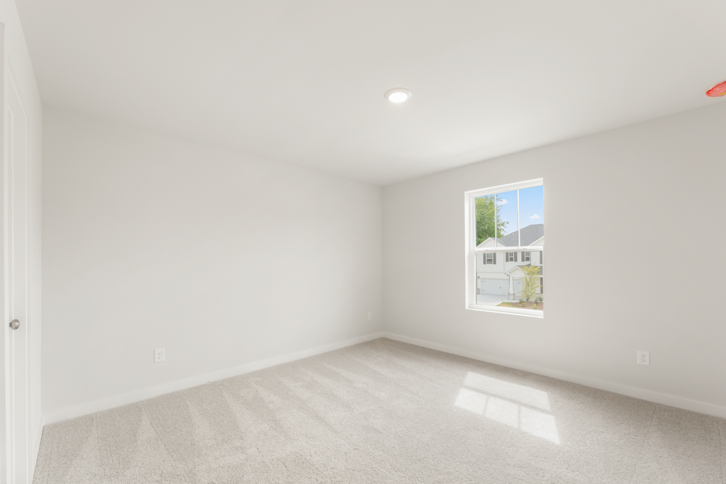 A room with a window.