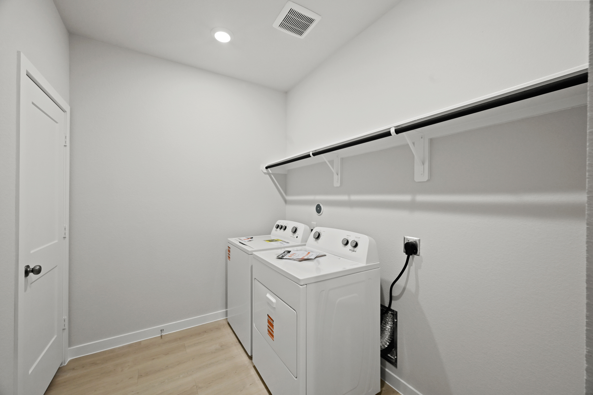 A small white kitchen.